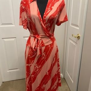 🔥 Ladies collared wrap dress